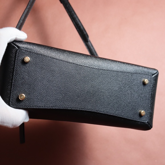 COACH Pebble Leather Hand bag with Shoulder strap - Mini Lillie Carryall - Picture 14 of 16